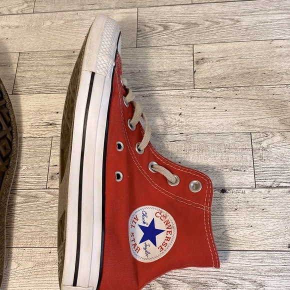 Converse Chuck Taylor All Star Canvas Sneaker Red High-Top Sneakers M4.5/6.5W - Picture 5 of 11